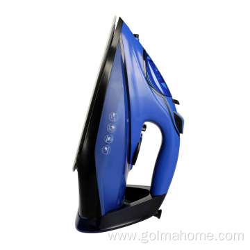 Blue Led Light Ceramic Soleplate Wireless Electric Iron